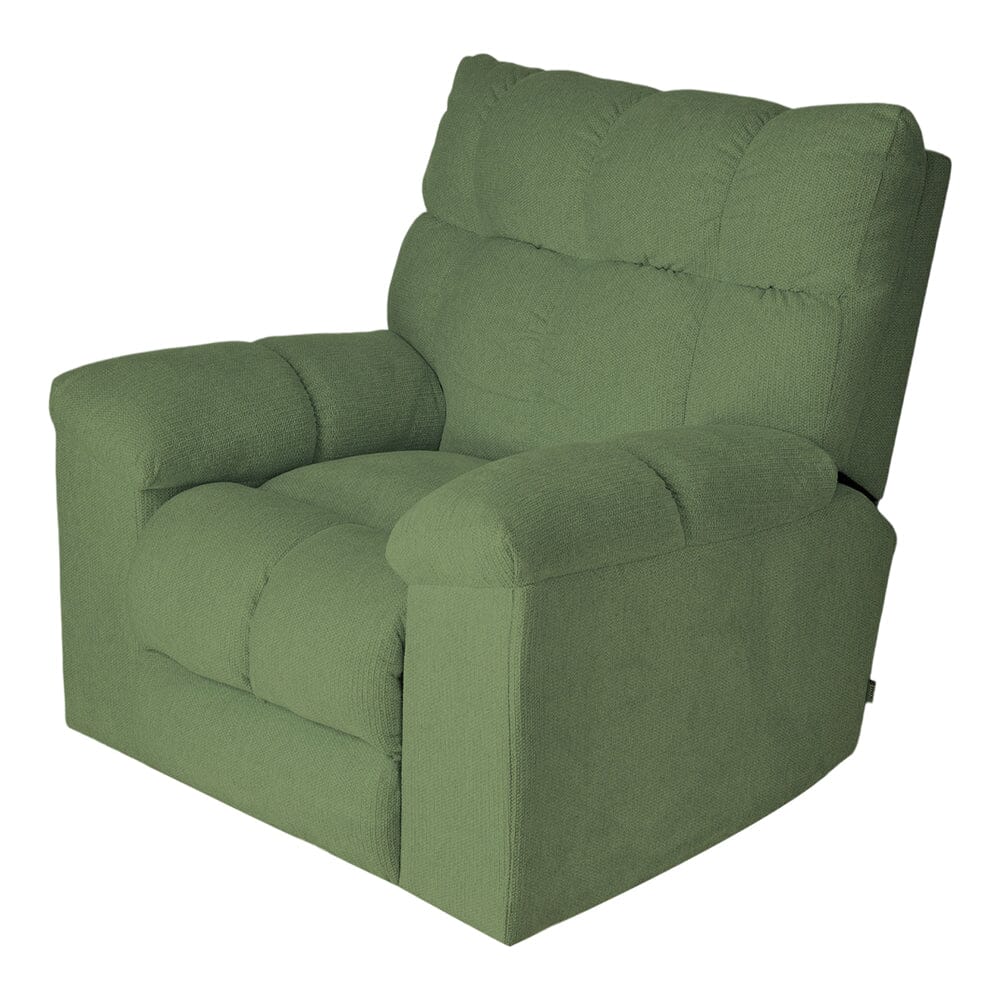 Electric Recliner Chair with Rocking & Swivel Functions and UK Plug Living and Home Green 
