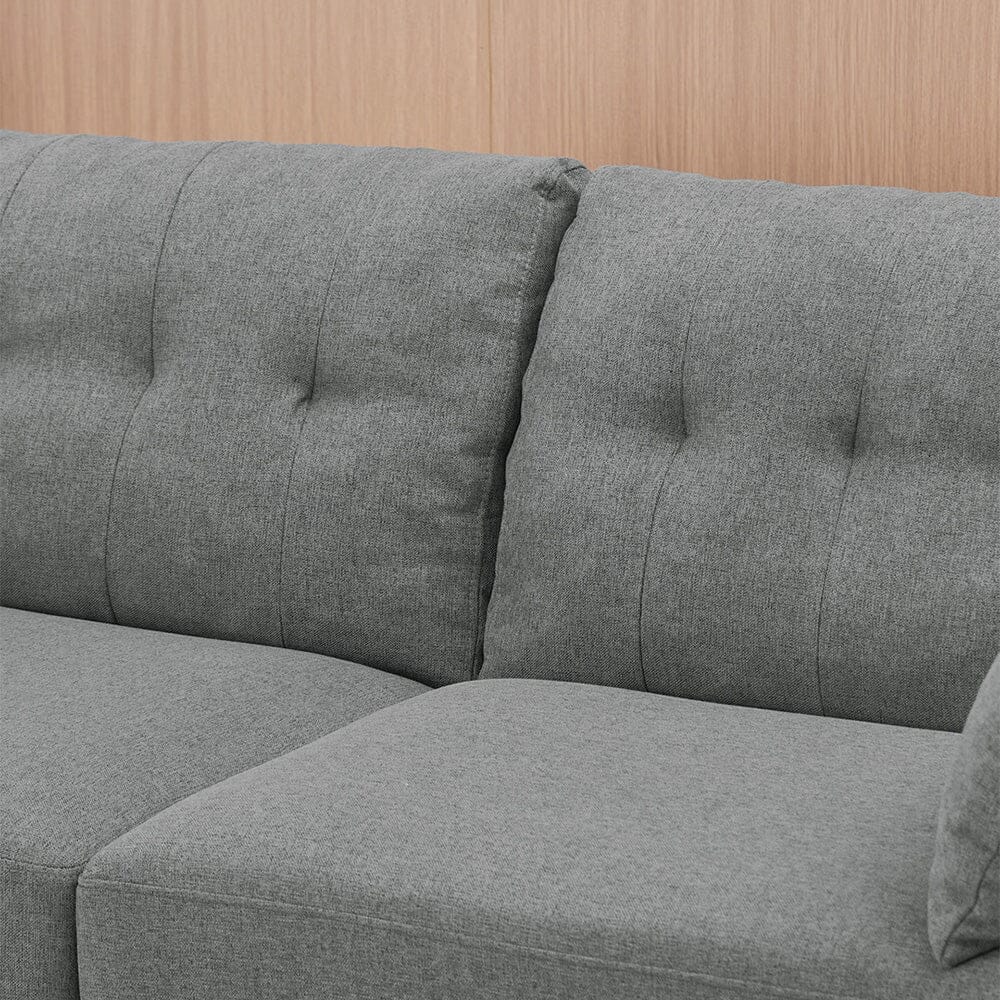Convertible Sofa Bed with Cup Holders USB Port and Tufted Details Living and Home 