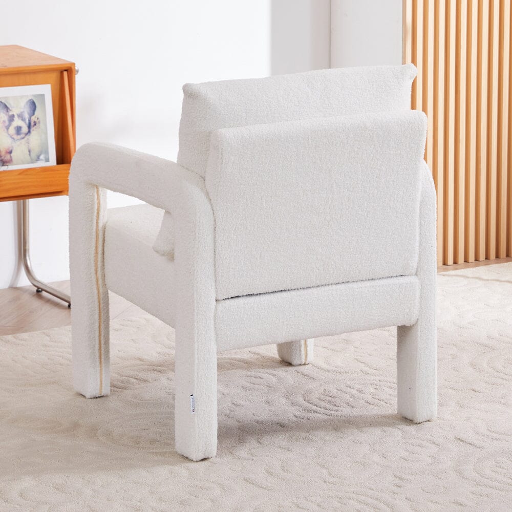 Boucle & Chenille Accent Chair Collection Living and Home 