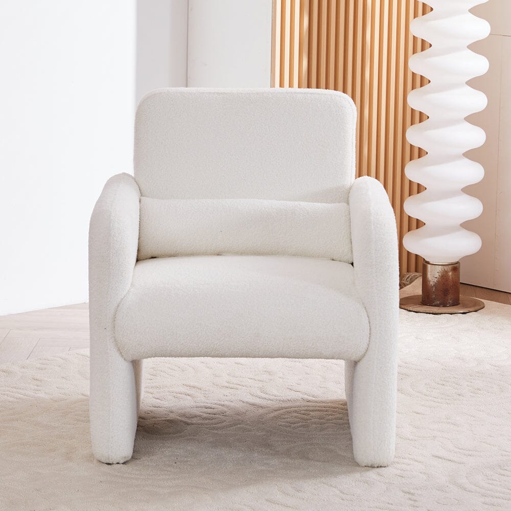 Boucle & Chenille Accent Chair Collection Living and Home 