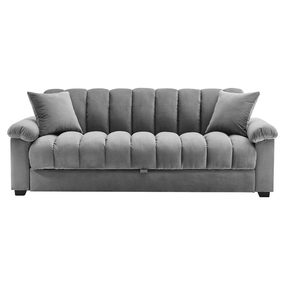 Grey Channel Sleeper Sofa Bed Sofa Beds Living and Home 