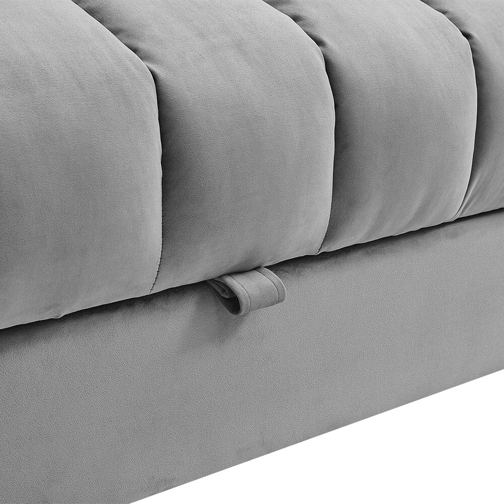Grey Channel Sleeper Sofa Bed Sofa Beds Living and Home 