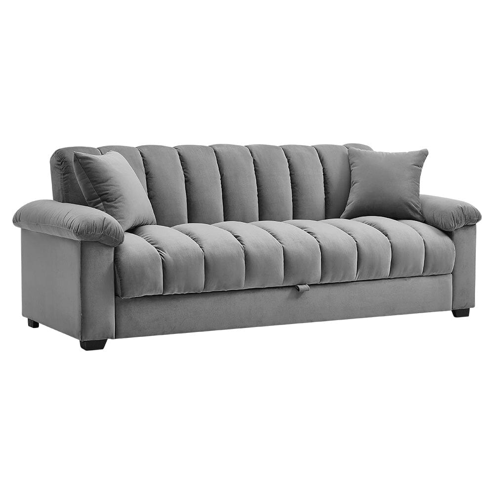 Grey Channel Sleeper Sofa Bed Sofa Beds Living and Home 