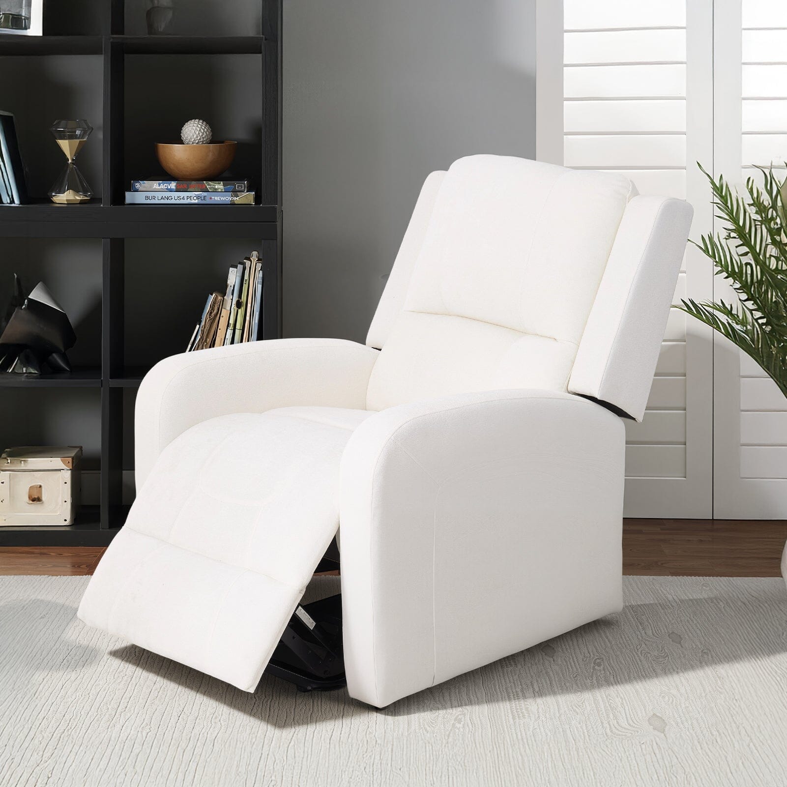 Single Power Sofa Heated Massage Lift 140° Recline 7 Frame Dual Fabric Living and Home 