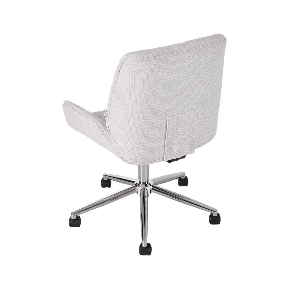 Vintage Executive Office Chair with PU Leather or Chenille Upholstery Living and Home 