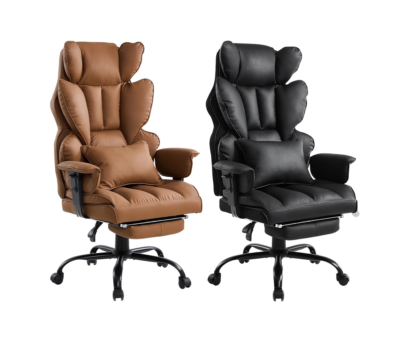 Executive Recliner Office Chair with Retractable Footrest Living and Home 