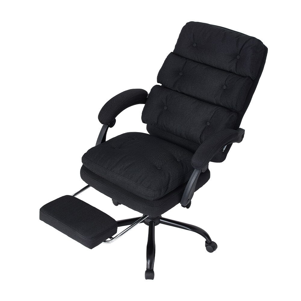 Professional Executive Chair with Linked Armrest Footrest Living and Home 