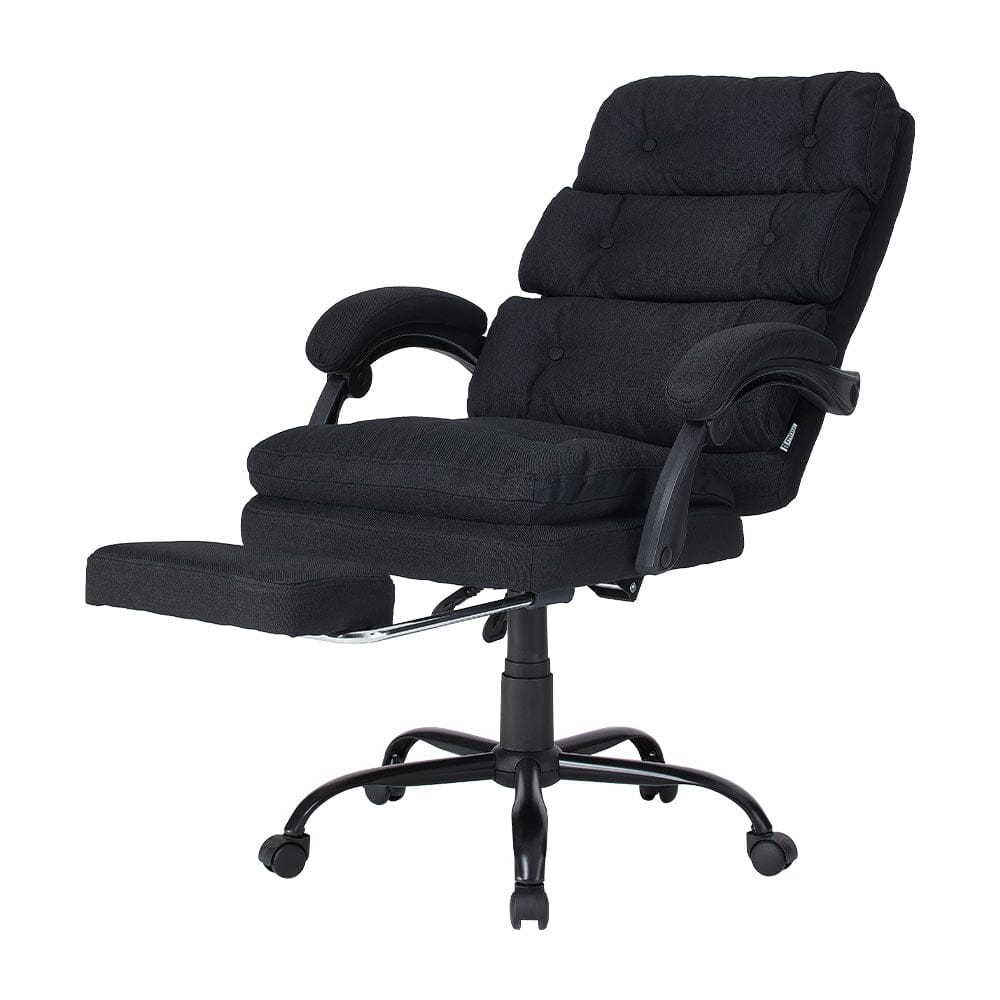 Professional Executive Chair with Linked Armrest Footrest Living and Home 