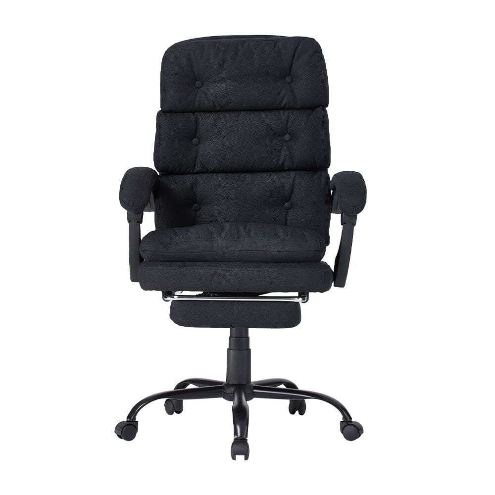 Professional Executive Chair with Linked Armrest Footrest Living and Home 