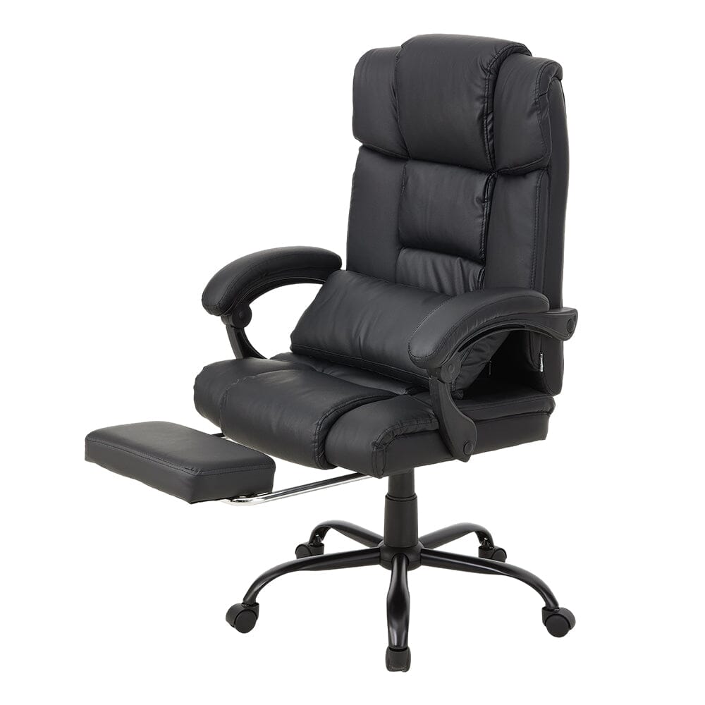 Professional Executive Chair with Linked Armrest Footrest Living and Home 