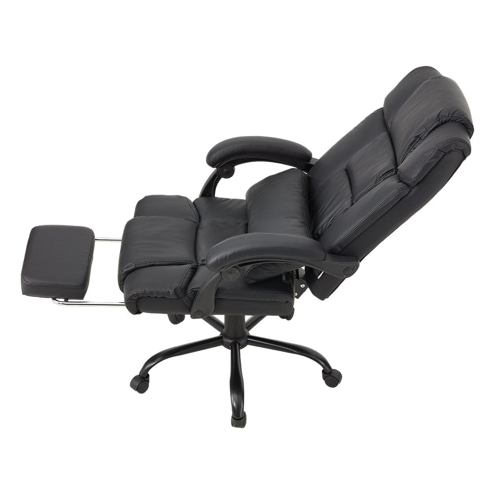 Professional Executive Chair with Linked Armrest Footrest Living and Home 