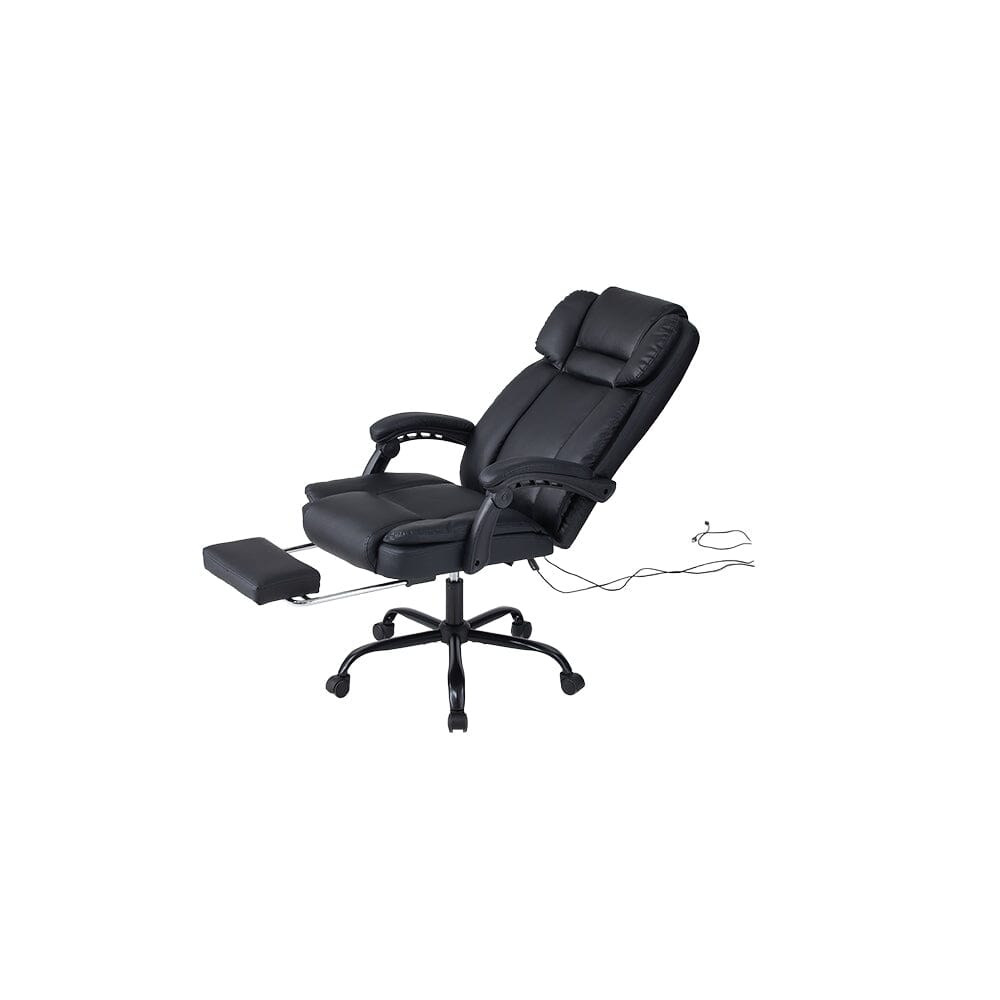 Professional Executive Chair with Linked Armrest Footrest Living and Home 