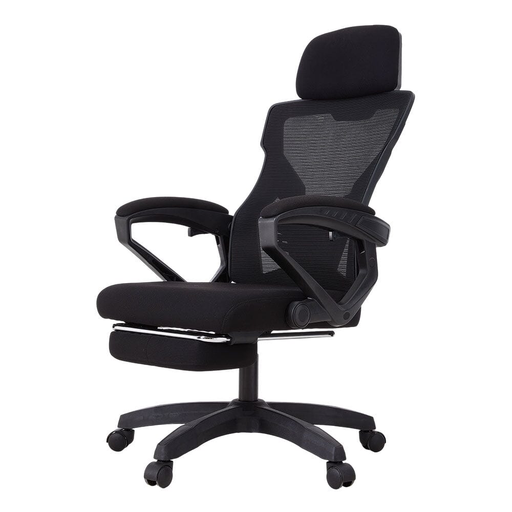 Premium Ergonomic Mesh Office Chair with Adjustable Lumbar Support Living and Home Model with Footrest 