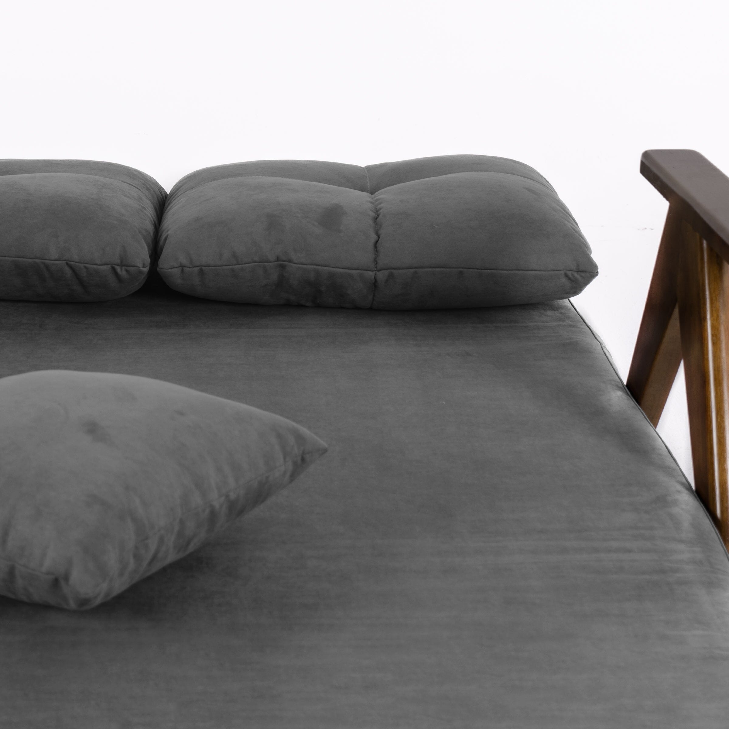 Cottonfy Foldable Matte Fabric Solid Wood 3 Mode Sofa Bed Cottonfy UK 