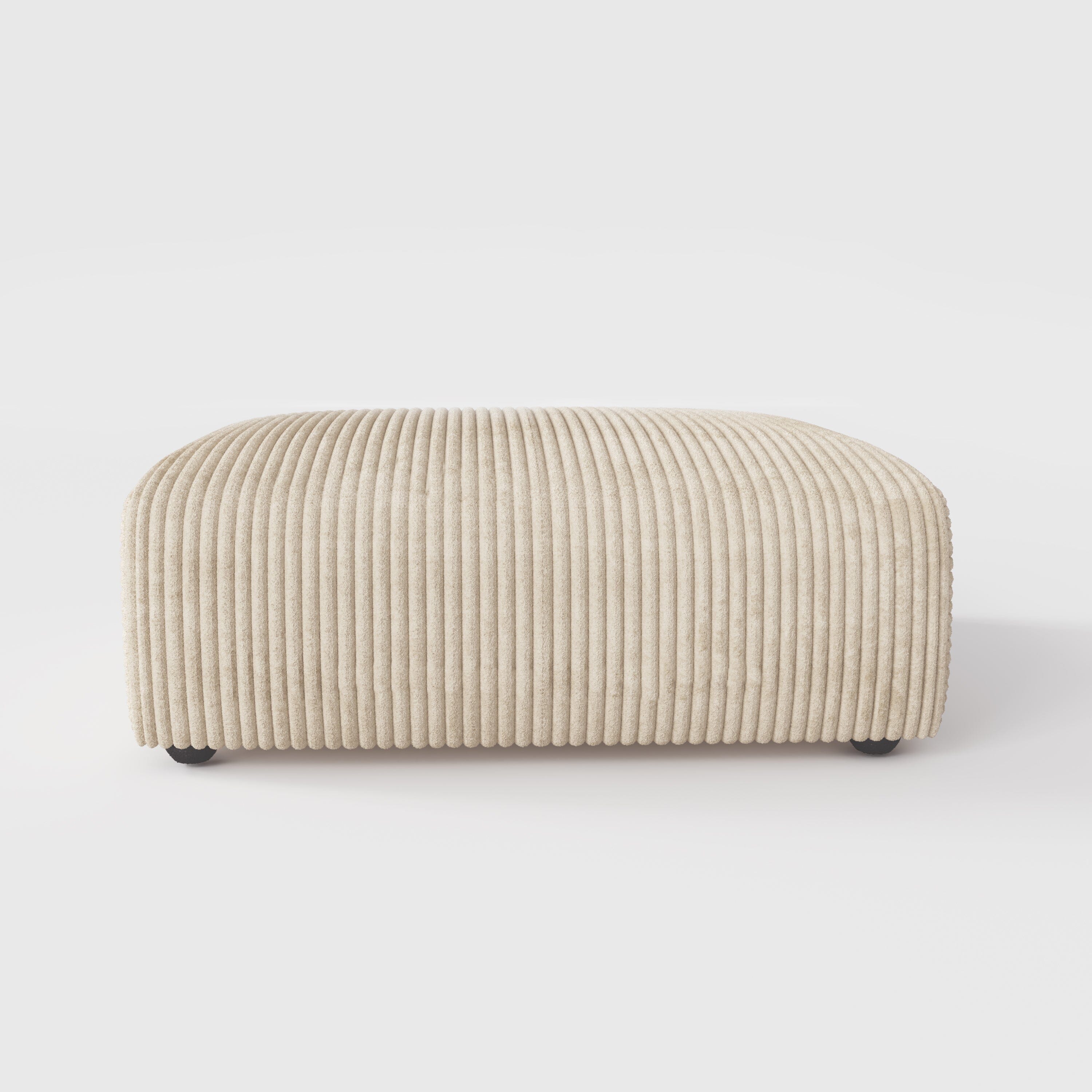 Cottonfy Corduroy Modular Wide Seat Chaise Sofa Block Living and Home 