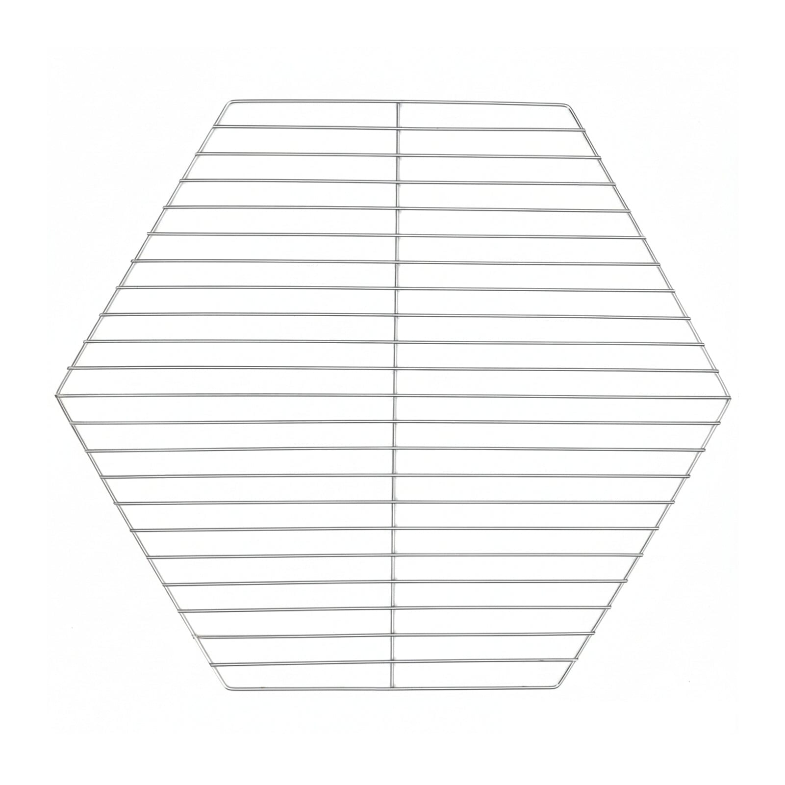 70cm Hexagonal Outdoor Fire Pit & BBQ Grill Living and Home 