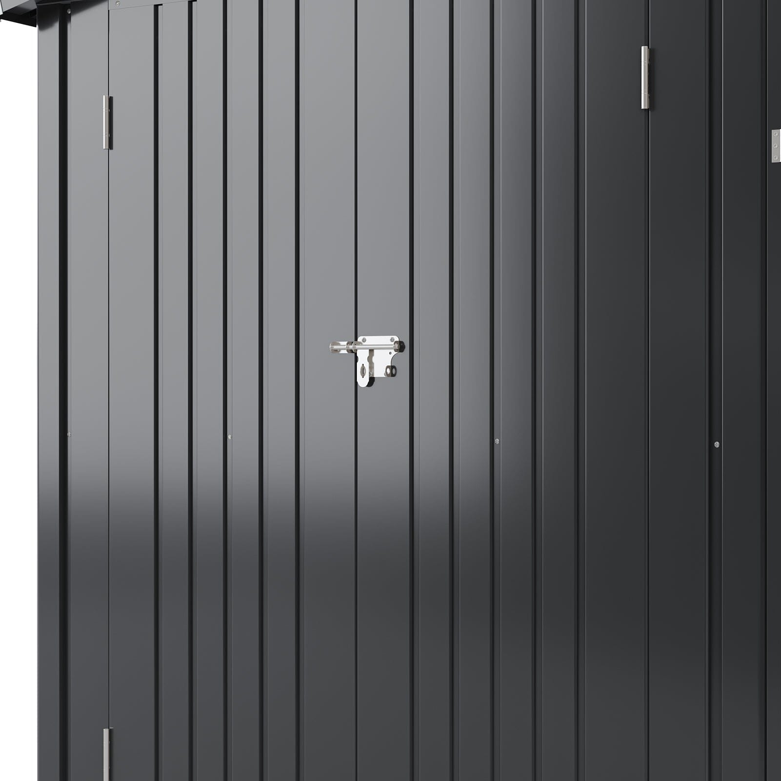 Metal Garden Shed & Greenhouse Combo with Acrylic Panels Living and Home 