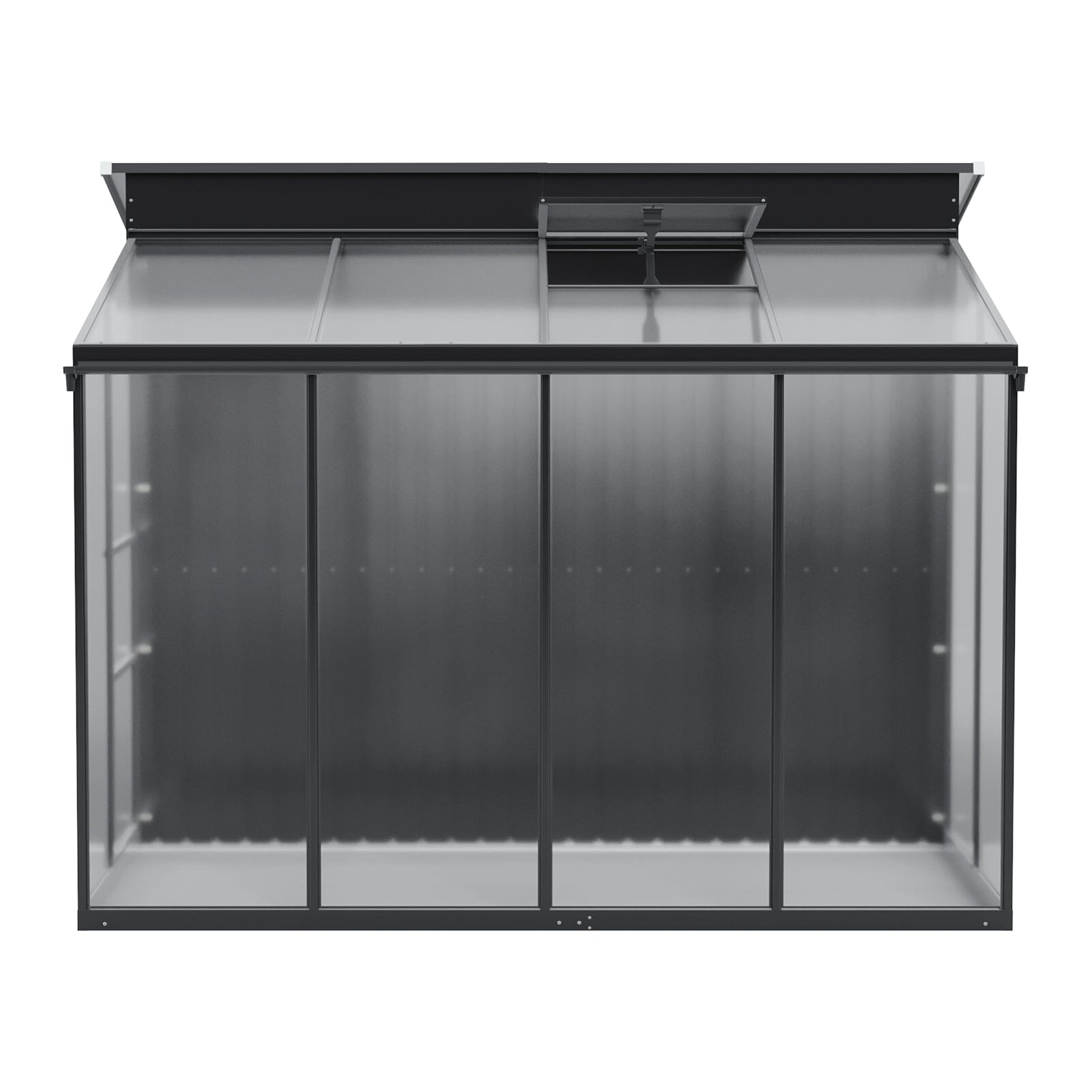 Metal Garden Shed & Greenhouse Combo with Acrylic Panels Living and Home 