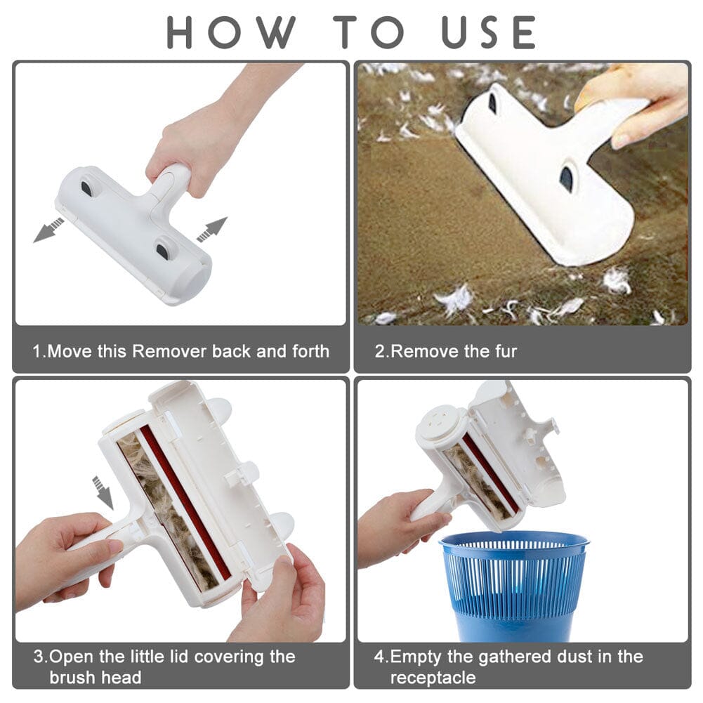 Effortless Grooming: Pet Dog Hair Removal Brush Living and Home 