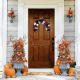 Scary Prelit Skull Halloween Arch Wreath Home Decoration Living and Home 