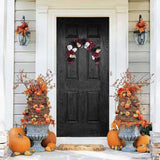 Scary Prelit Skull Halloween Arch Wreath Home Decoration Living and Home 