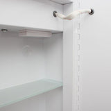 Double Door Smart LED Bathroom Mirror Cabinet with Anti Fog Bathroom Mirror Cabinets Living and Home 