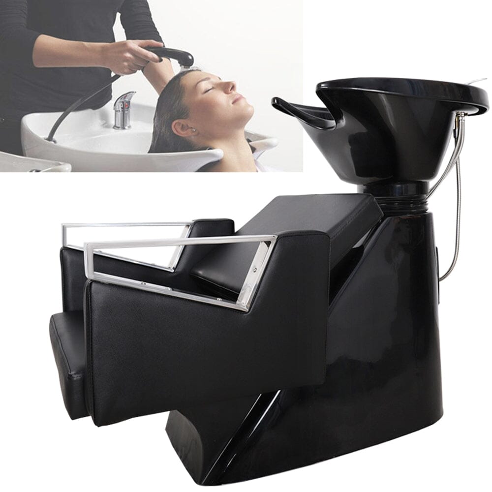 Professional Salon Shampoo Bed with PVC Leather Salon Chairs Living and Home 
