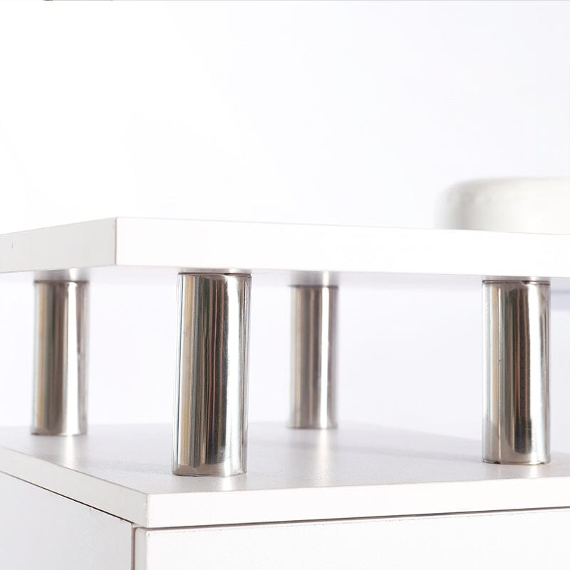 Professional Manicure Station Nail Table on Wheels with Dust Collector Dressing Tables Living and Home 