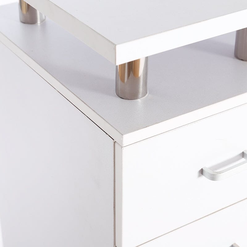 Professional Manicure Station Nail Table on Wheels with Dust Collector Dressing Tables Living and Home 