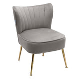 Velvet Cocktail Chairs Accent Chairs with Gold Legs Cocktail Chairs Living and Home 