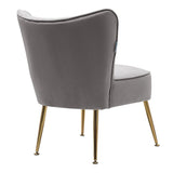Velvet Cocktail Chairs Accent Chairs with Gold Legs Cocktail Chairs Living and Home 