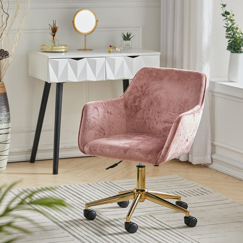Premium Italian Velvet Accent Chair with Gold Base Living and Home 