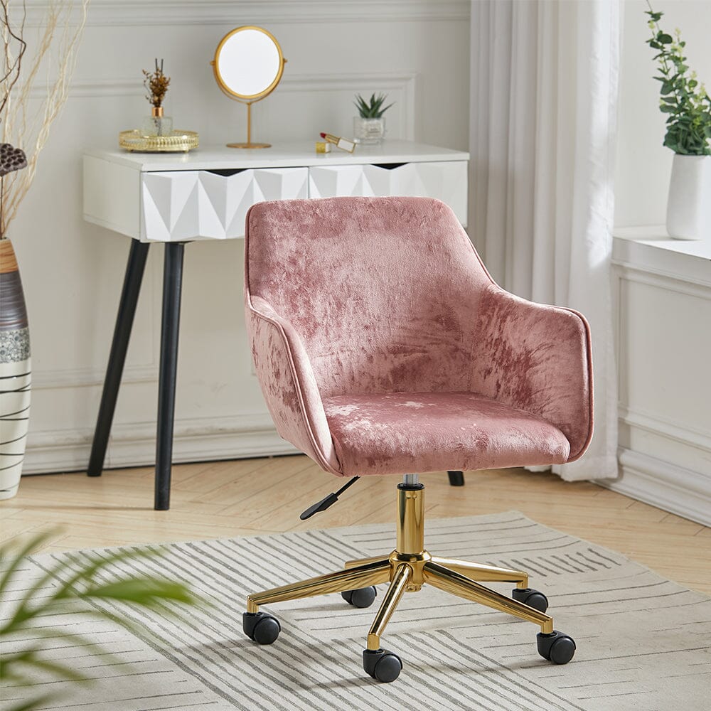 Premium Italian Velvet Accent Chair with Gold Base Living and Home 