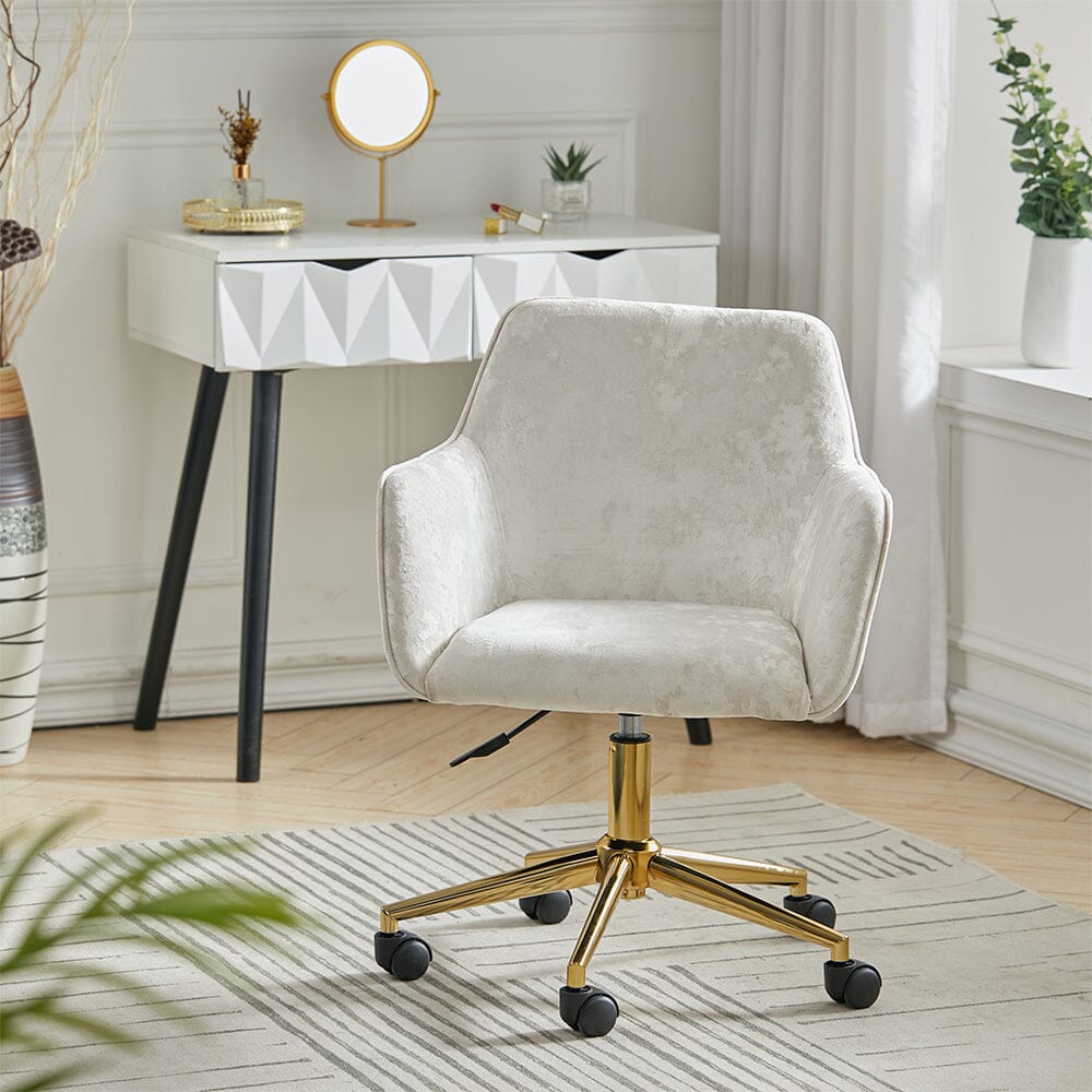 Premium Italian Velvet Accent Chair with Gold Base Living and Home 