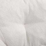 Elastic Sponge Bean Bag Chair White Single Lazy Sofa Bean Bag Chairs Living and Home 