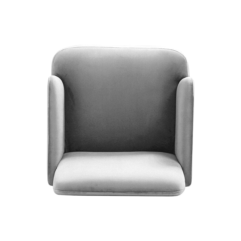 Wooden Legs Velvet Armchair Chair with Footrest Armchair Living and Home 