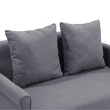 54inch Modern Fabric Sofa 2 Seat with 2 Pillows 2 Seater Sofas Living and Home 