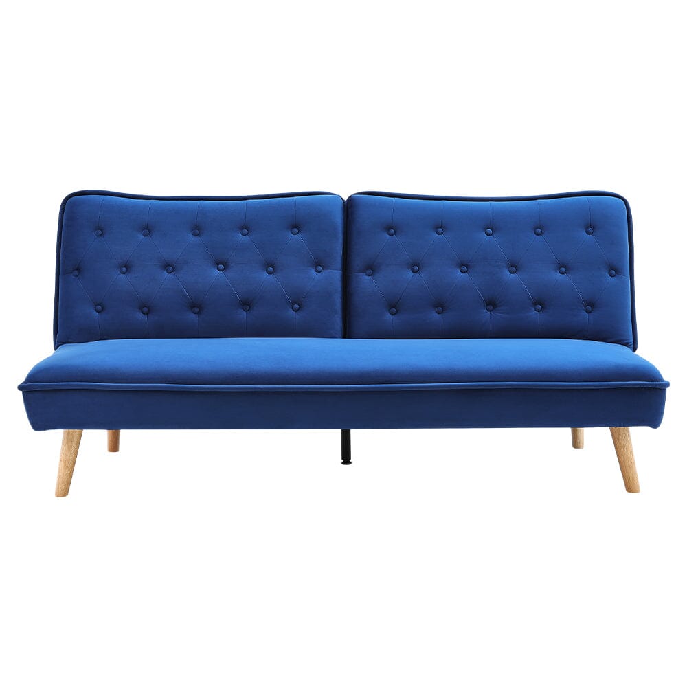 Upholstered Convertible Sofa Bed with Wood Leg Sofa Beds Living and Home 
