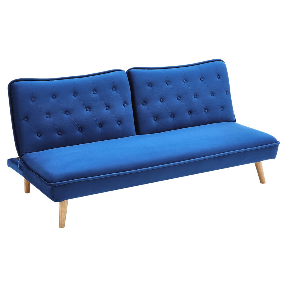 Upholstered Convertible Sofa Bed with Wood Leg Sofa Beds Living and Home 