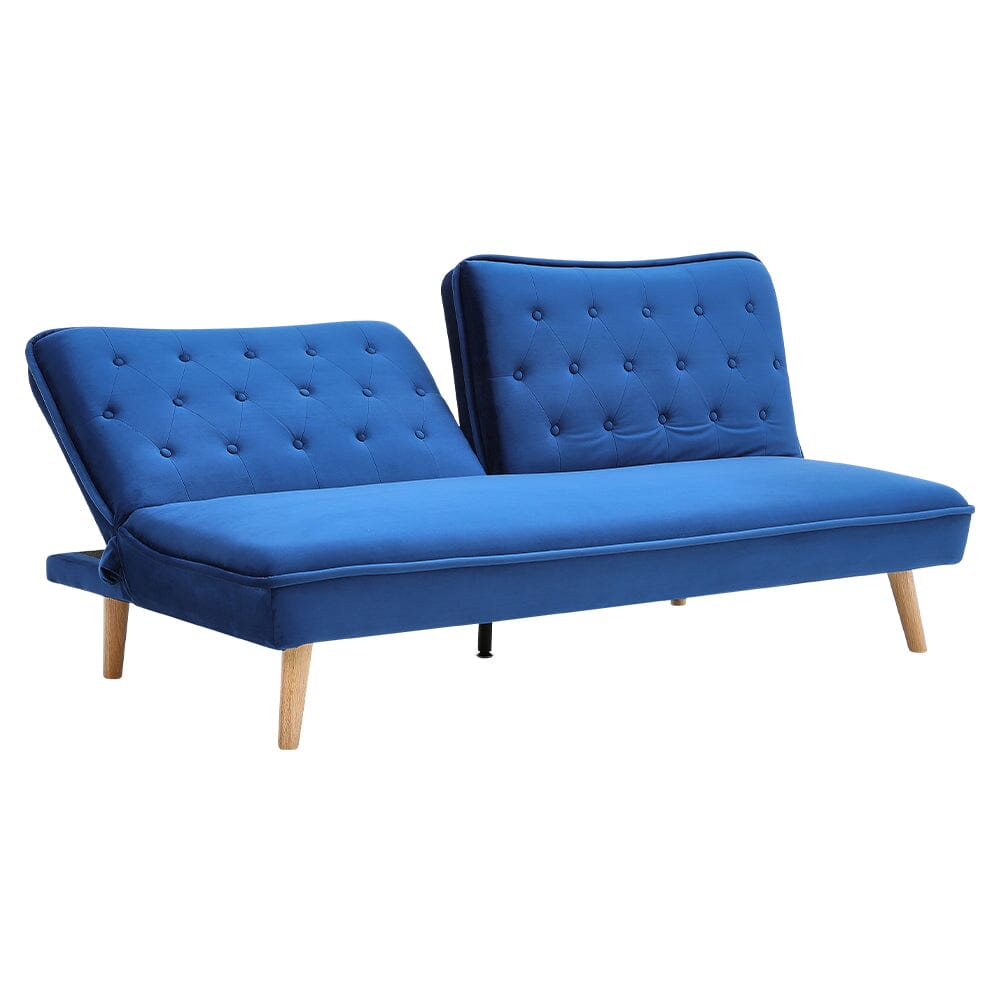 Upholstered Convertible Sofa Bed with Wood Leg Sofa Beds Living and Home 