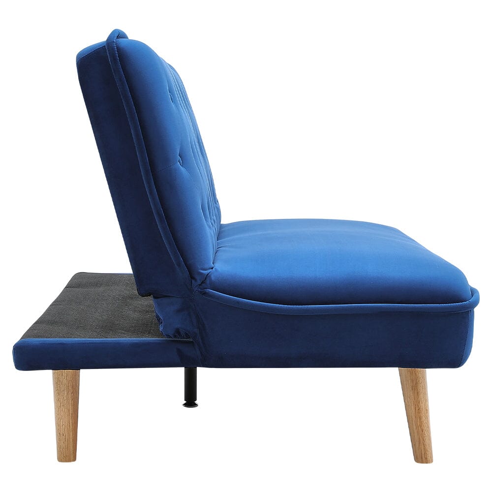 Upholstered Convertible Sofa Bed with Wood Leg Sofa Beds Living and Home 