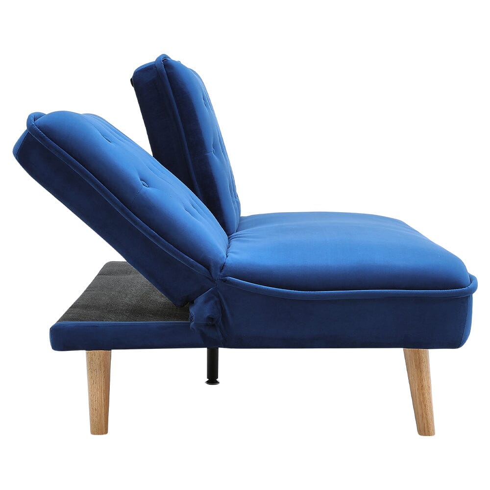 Upholstered Convertible Sofa Bed with Wood Leg Sofa Beds Living and Home 