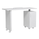 120cm White Manicure Table Salon Station with Storage Dressing Tables Living and Home 