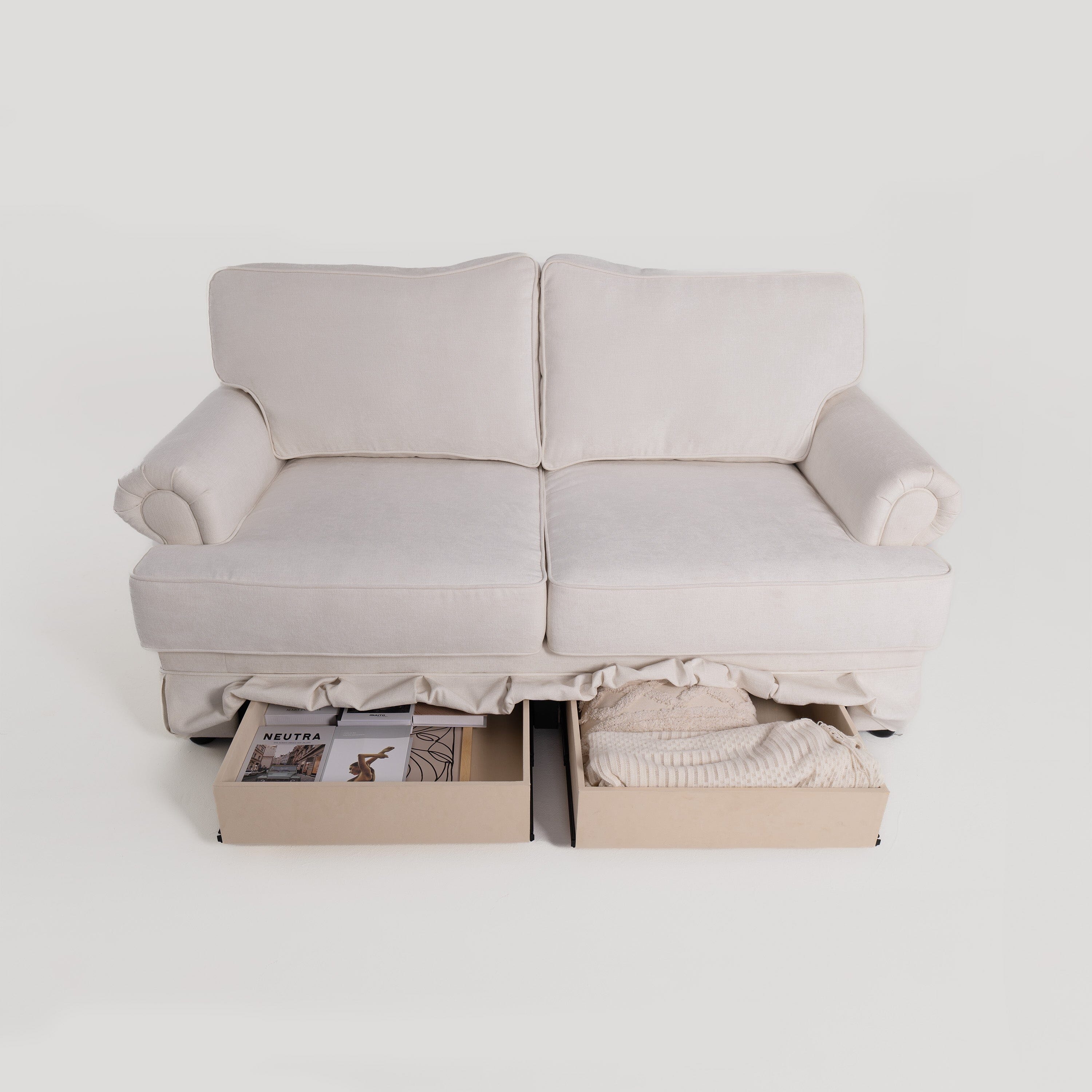 Cottonfy Kensington Chesterfield Style Retro Sofa with Storage Cottonfy UK 