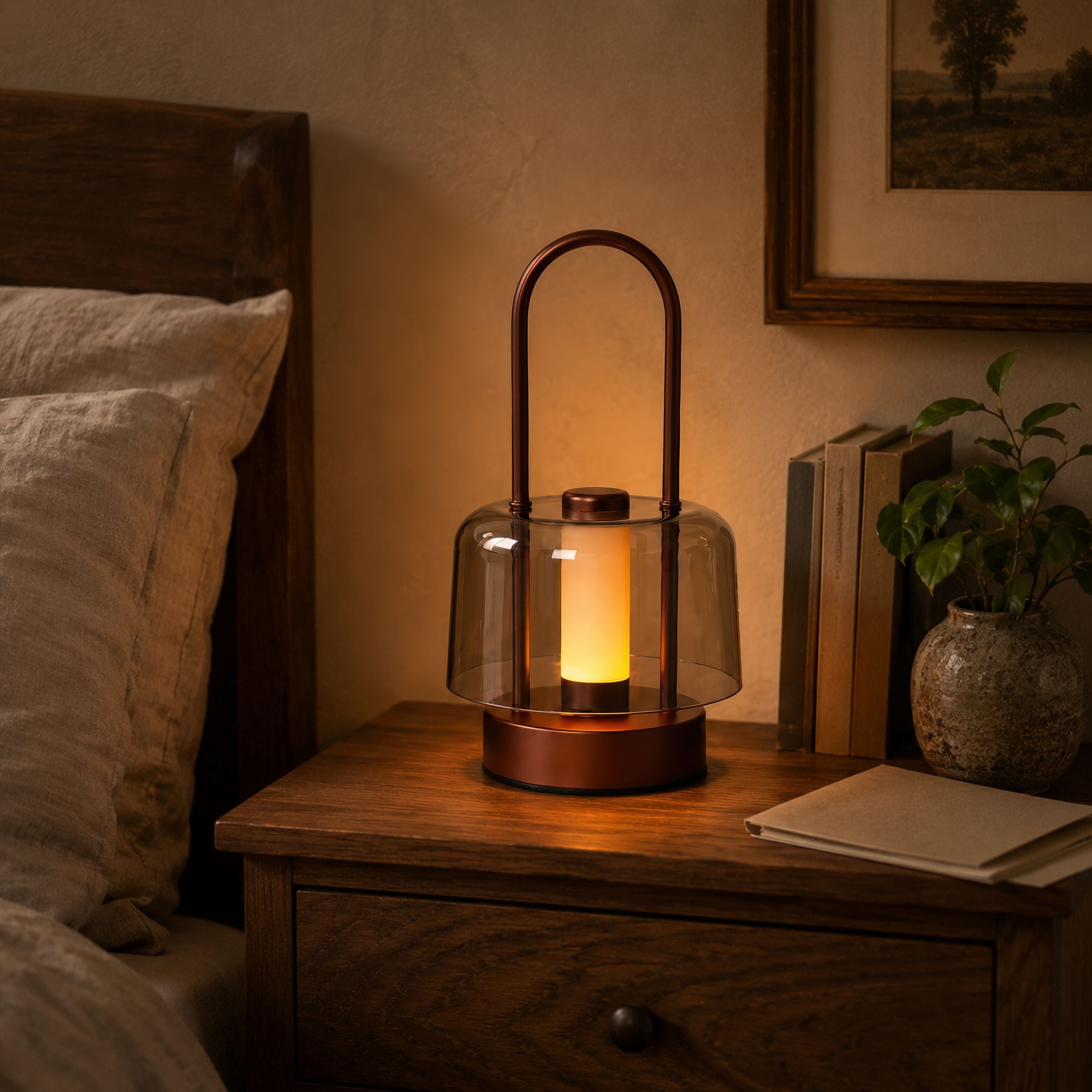 Portable Ambient Table Lamp Lightsin UK Brown Pre-Order 