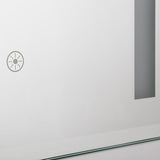 60cm Height Modern LED Illuminated Bathroom Mirror Cabinet with Socket Bathroom Mirror Cabinets Living and Home 