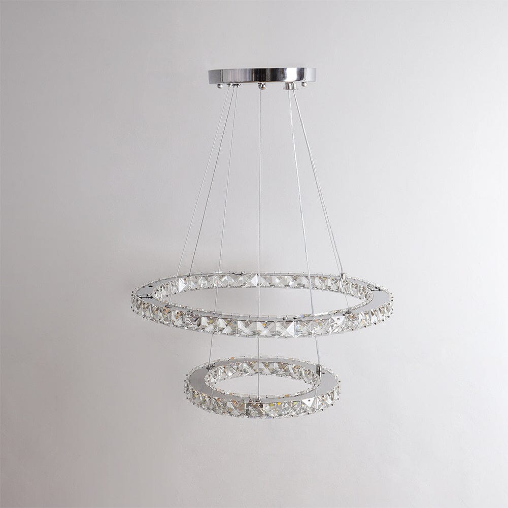 Premium 48W Cool White LED Ring Light with Dual Circles Living and Home 