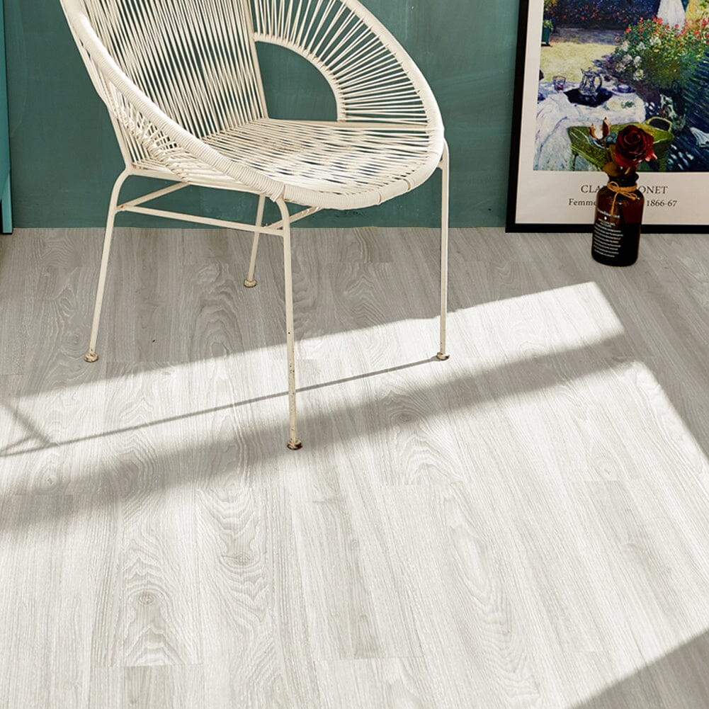 PVC Wooden Self-adhesive Laminate Flooring Planks for Home Decor Living and Home 