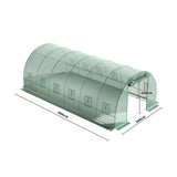 Green Outdoor Walk-in Tunnel Greenhouse with Steel Frame Greenhouses Living and Home 