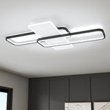 Modern Rectangular LED Ceiling Light Flush Mount Ceiling Lights Living and Home 110*70 